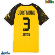 Borussia Dortmund Waldemar Anton #3 Hjemmedrakt Dame 2025-26 Kortermet